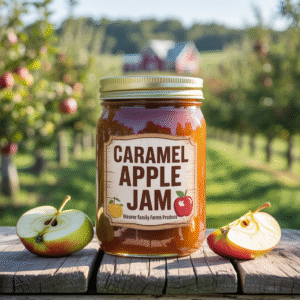 farm fresh caramel apple jam