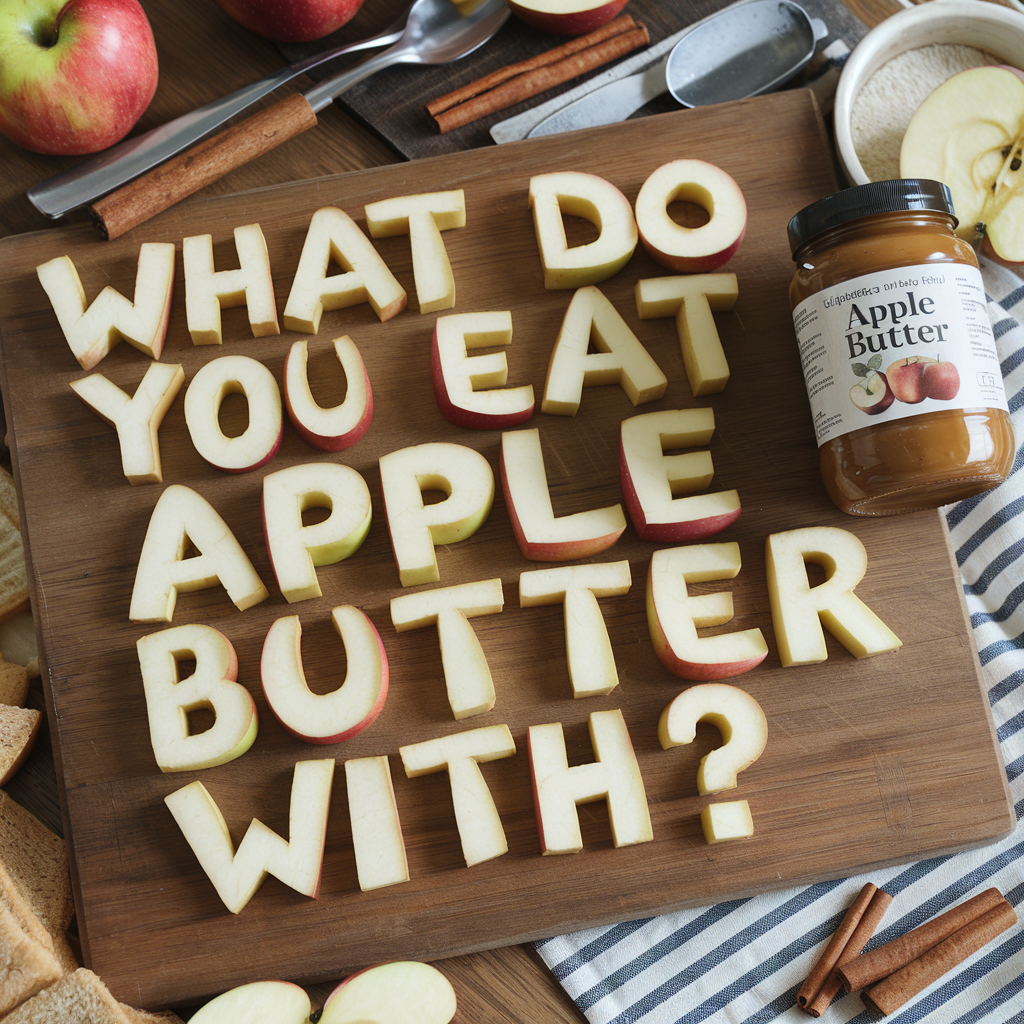 What do you eat apple butter with?